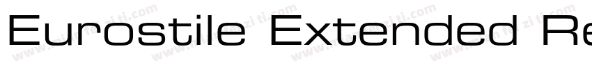 Eurostile Extended Regular字体转换